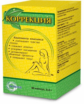 КОРРЕКЦИЯ КАПС. 0,4Г №80 (БАД) - Каргаполье